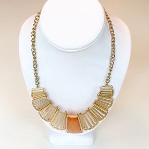 Gold and Orange Necklace